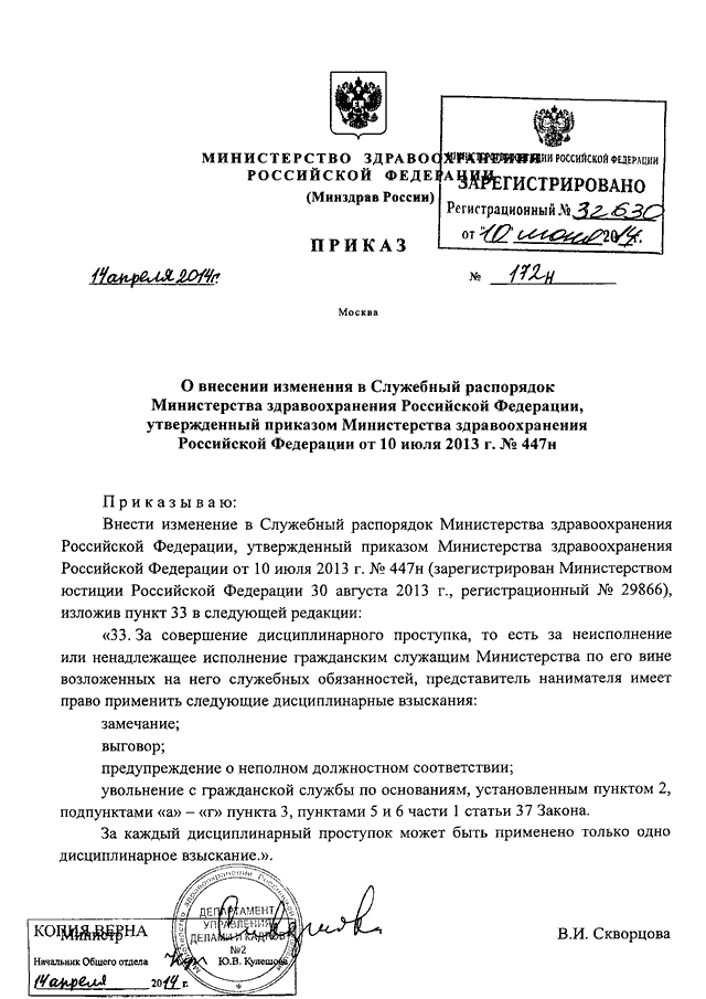 Приказ минздрава россии 1379н. Приказ 172 Минздрава. Приказ о внесении изменений в служебный распорядок. Приказ Минздрава РФ от 14 августа 2014. 326 Приказ Минздрава.