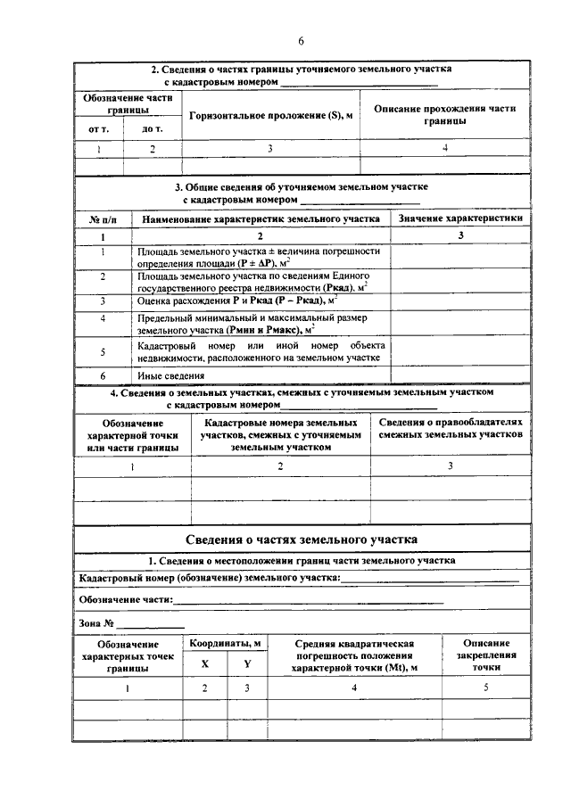 Приказ минэкономразвития межевой план