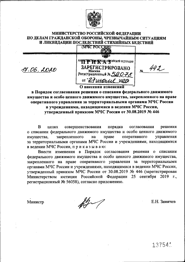 Приказ мчс россии от 27.03 2020