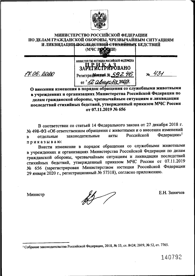 Приказ мчс по разработке планов го