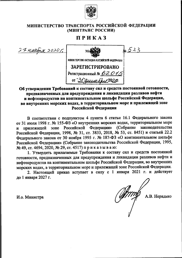 Номер минтранса россии. 145 Приказ Минтранса. Приказы по отраслевой.