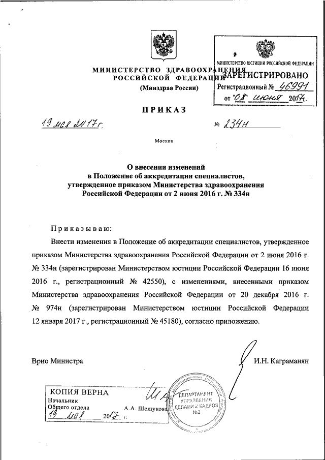 Приказ минздрава с изменениями. Приказ Министерства здравоохранения РФ 334н. Приказ n 900 Минздрава России. Приказ n 900н Минздрава. Аккредитация специалистов здравоохранения приказ.