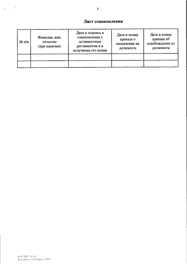 Подписи ознакомления приказов