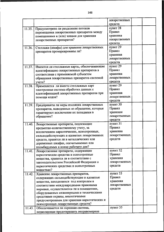 Информация на стеллажной карте