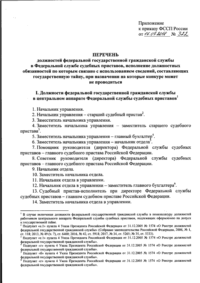 Номенклатура должностей образец