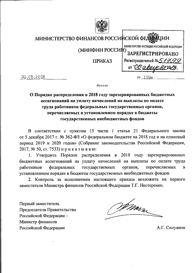 Положение о минфине рф