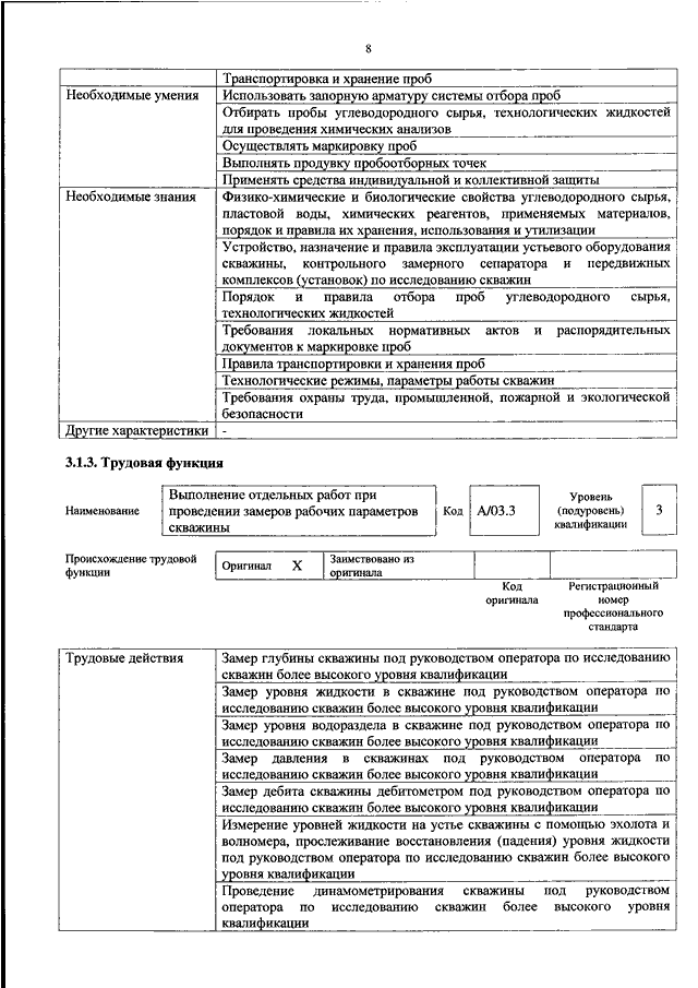 Требования к исследованию скважин