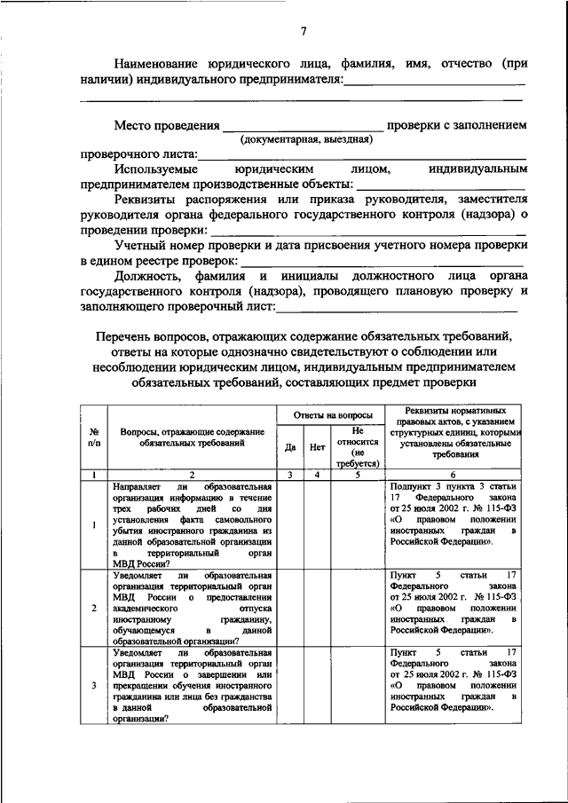 Перечень правовых актов содержащих обязательные требования