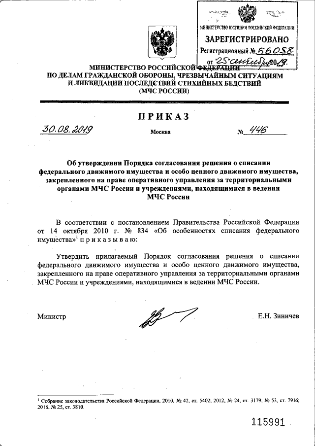 Приказ по мебели мо рф