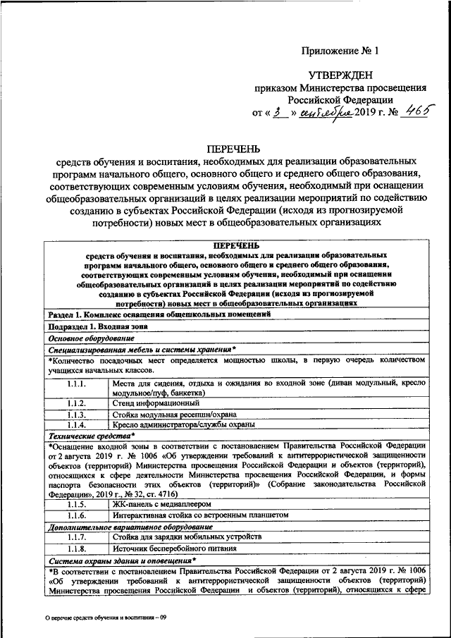 Приказ минпросвещения о приеме в школу. Приказ Минпросвещения России. Перечень Министерства Просвещения. Приказ Минпросвещения России от 03.09.2019 n 465.