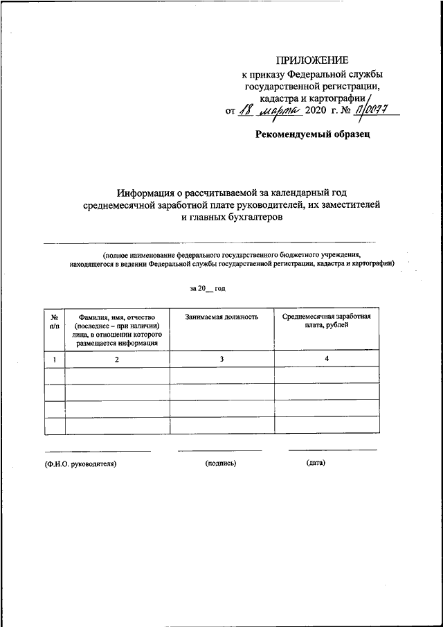 Приказ росреестра об утверждении формы технического плана