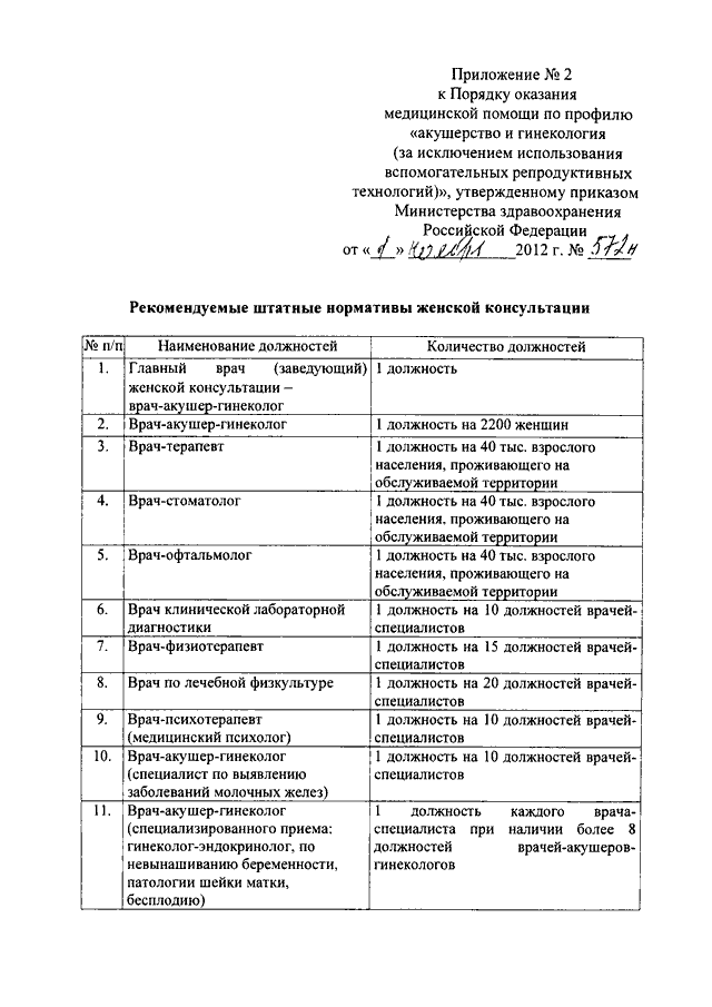 ПРИКАЗ Минздрава РФ От 01.11.2012 N 572н "ОБ УТВЕРЖДЕНИИ ПОРЯДКА.