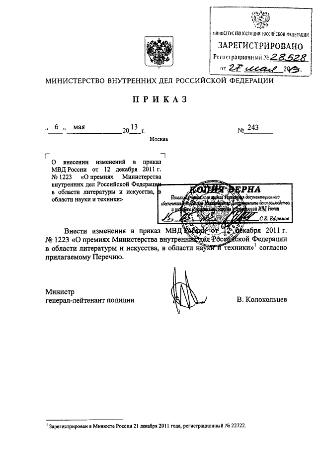 Приказ мвд карта внутреннего финансового контроля