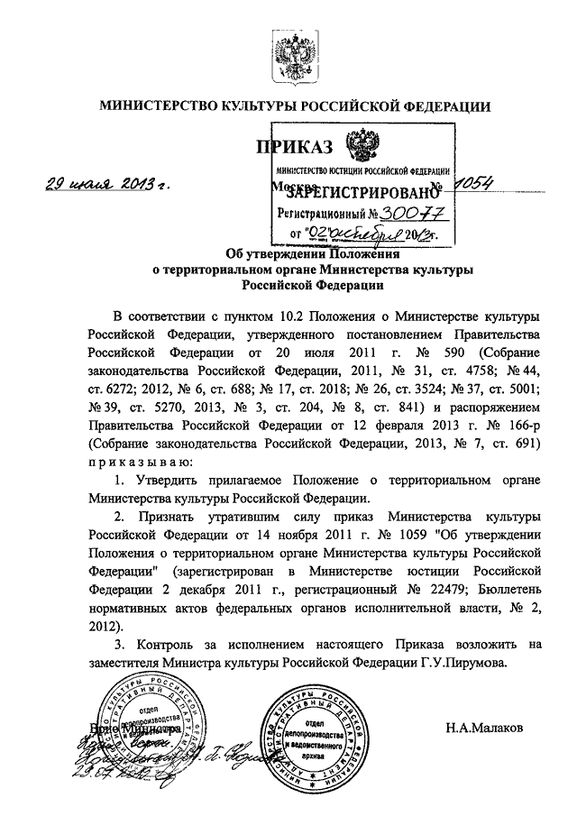 Положение о минфине рф