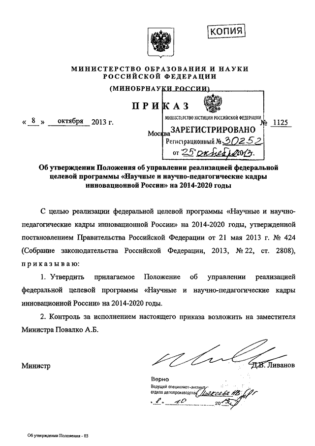 Минобрнауки рд приказы. Приказ Минобрнауки. Приказ об утверждении проектной документации. Акт об утверждении проектной документации.